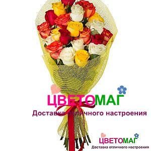 Букет из роз микс